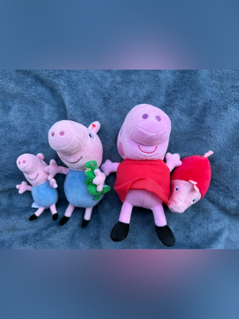 Peppa and George stuffed animals